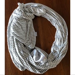 Solly Baby Wrap in Natural and Grey Stripe